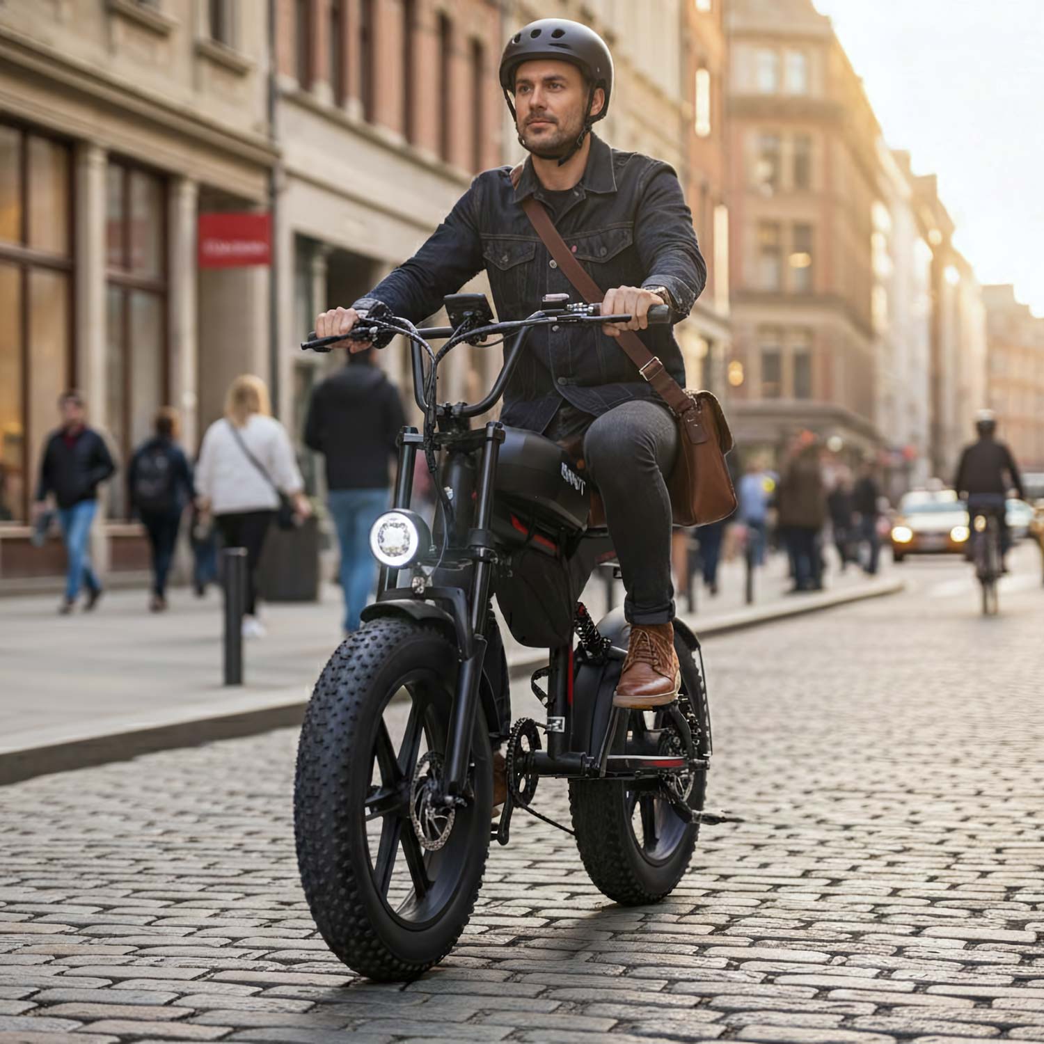 QNUT BK20 Electric Motorbike Urban Commuting Lifestyle