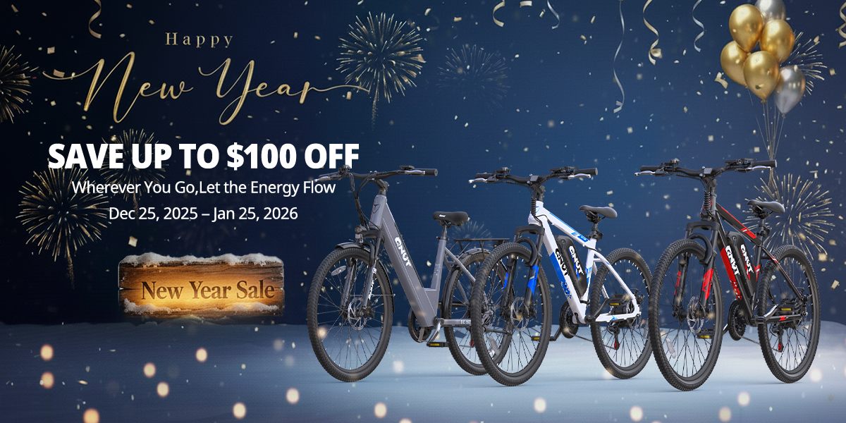 New Year, New Adventures: Save $100 Off QNUT EC150 & Victor Pro Electric Bikes