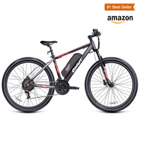 Qnut Victor Electric Mountain Bike for Adults 350W Motor/20MPH/26” Wheels/Up to 40 Miles Range
