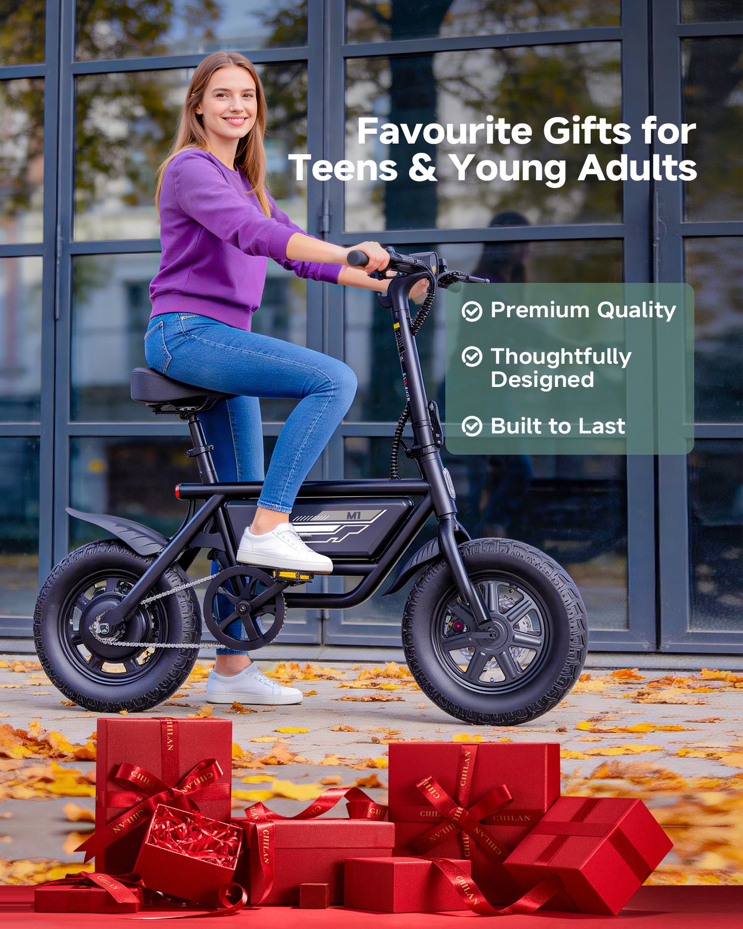 QNUT 14" Folding Electric Bike for Adults, 350W Motor Ebike with 20MPH Max Speed & 30 Miles Range, Portable Commuter E-Bike with Adjustable Seat & Dual Fenders, City Bicycle