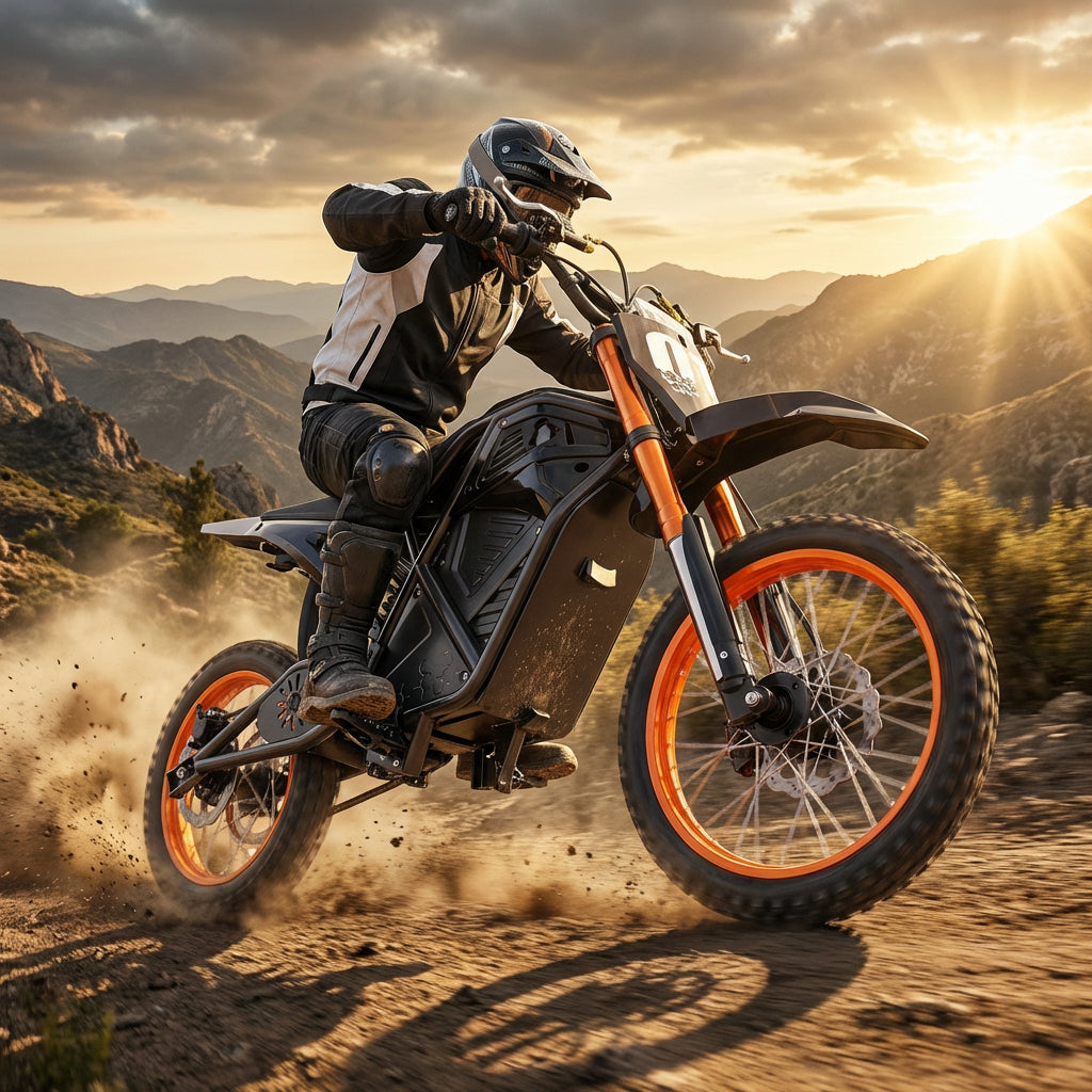 Qnut EDB001 Electric Motorcycle 36MPH – 1k5W Power, 40-Mile Range, Hydraulic Brakes