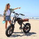 QNUT BK20 Electric Motorbike Beach Lifestyle
