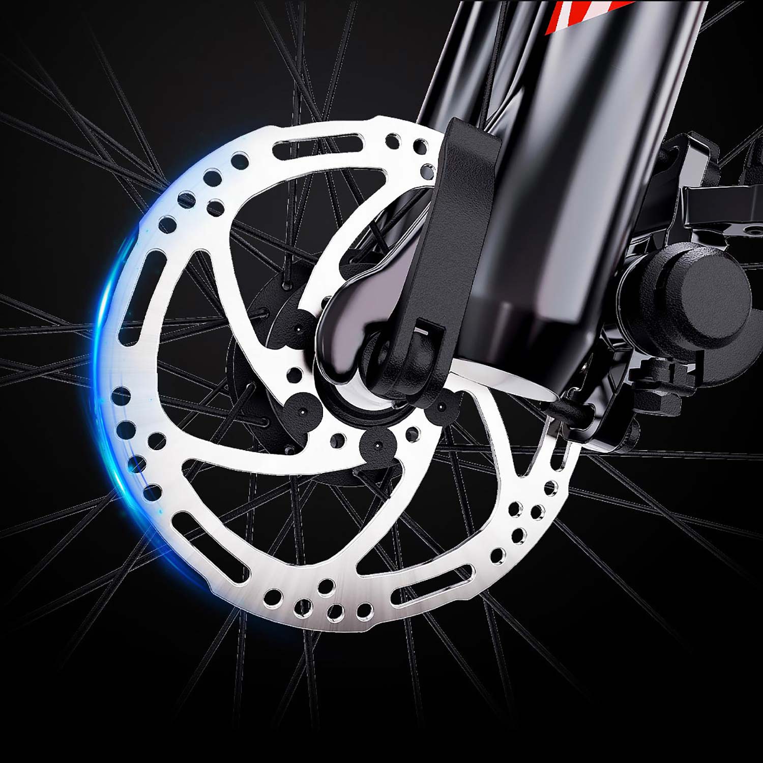 Totem Victor Electric Mountain Bike with 160mm Brake Disc